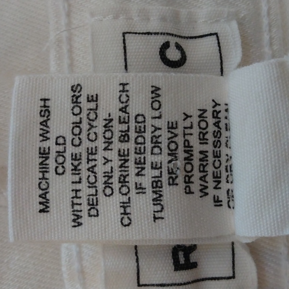 For The Republic Size 6 White Pants. - Picture 11 of 11